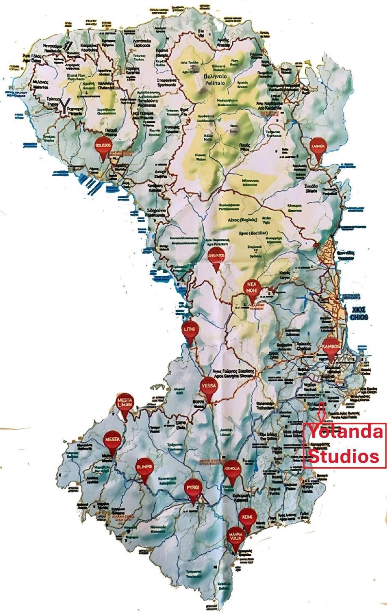 Yolanda Studios Paralia Agias Foteinis Esterno foto